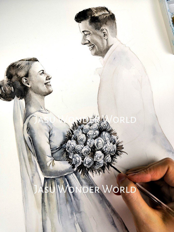 Wedding Portrait - Commission (wip)