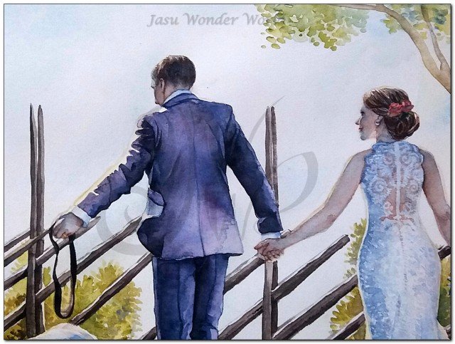 WEDDING PORTRAIT - COMMISSION PROGRESS