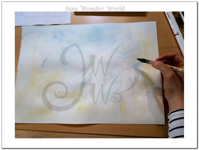 WEDDING PORTRAIT - COMMISSION PROGRESS